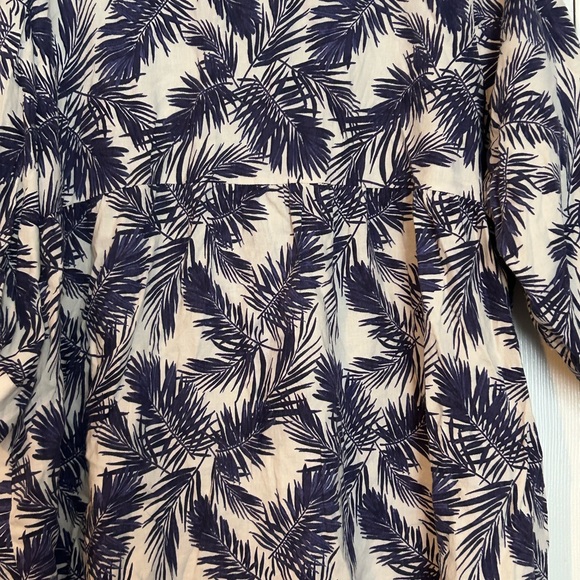 Jones&Co- linen like material babydoll top- Size 2X - Picture 4 of 6